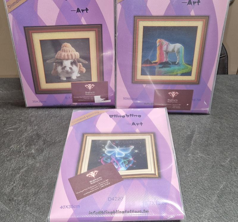 Complete Diamond painting pakketten, Enlèvement, Neuf, Diamond painting