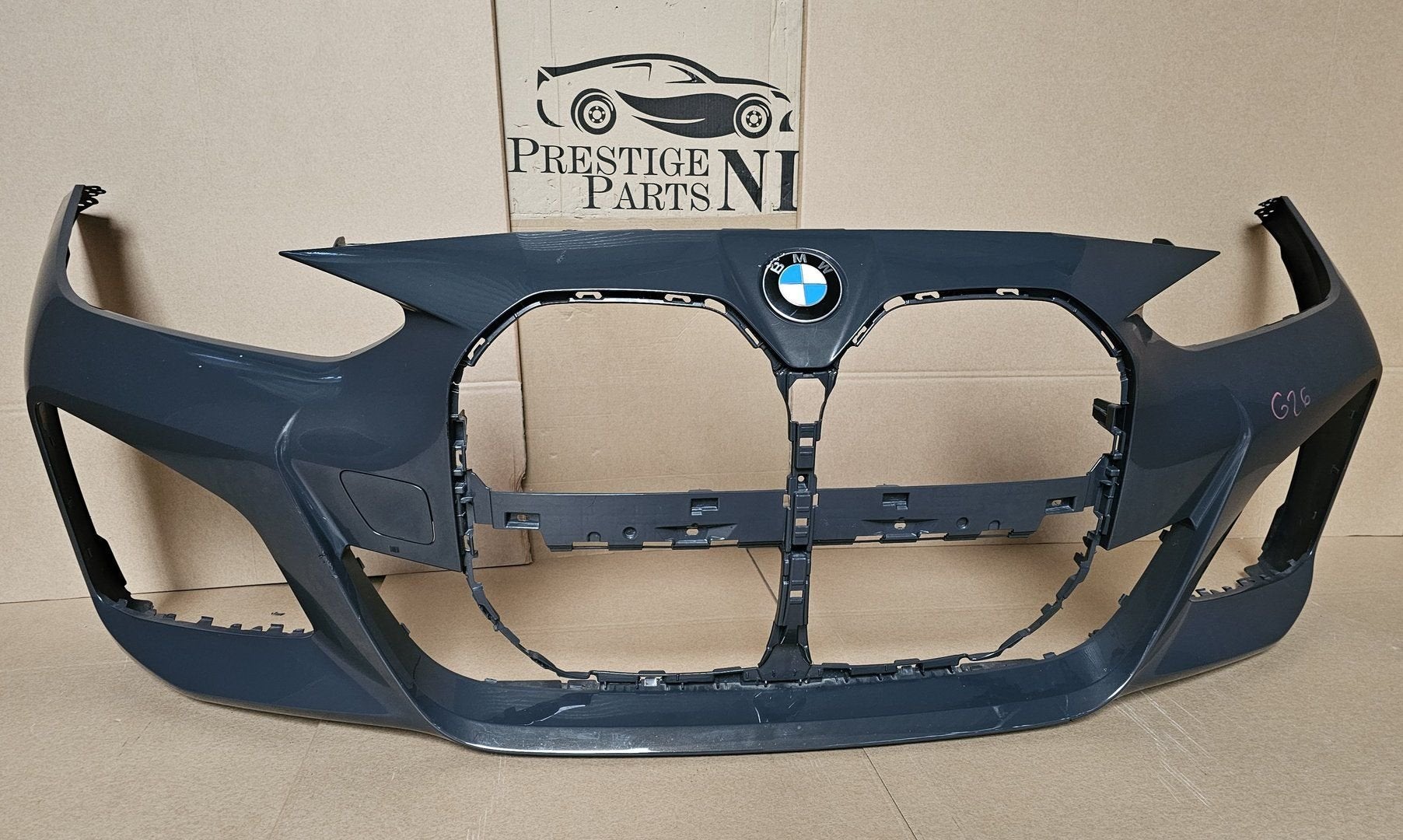Voorbumper BMW 4 Serie G26 M PAKKET ICE 51118078573 6xPDC, -, Origine de la pièce connue, Utilisé, -