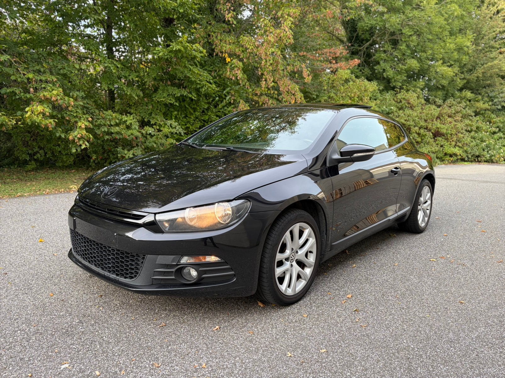 Volkswagen Scirocco 1.4 TSI 129.000km 2011, Auto's, Voorwielaandrijving, Zwart, Handgeschakeld, Particulier