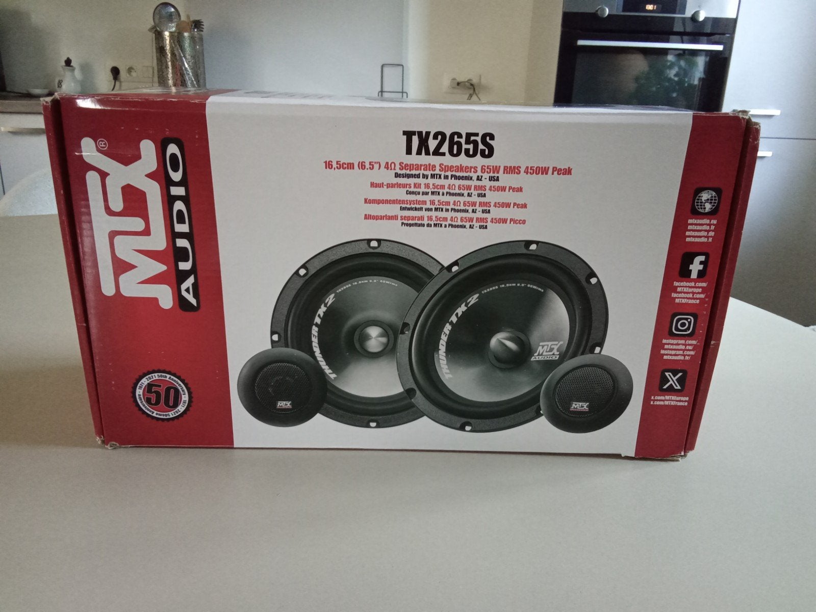 Haut parleur MTX, Enlèvement