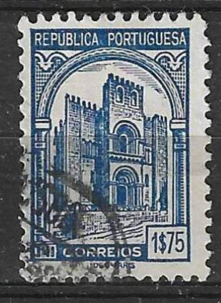 Portugal 1935/1936 - Yvert 584 - Kathedraal van Coimbra (ST), Verzenden, Portugal, Gestempeld