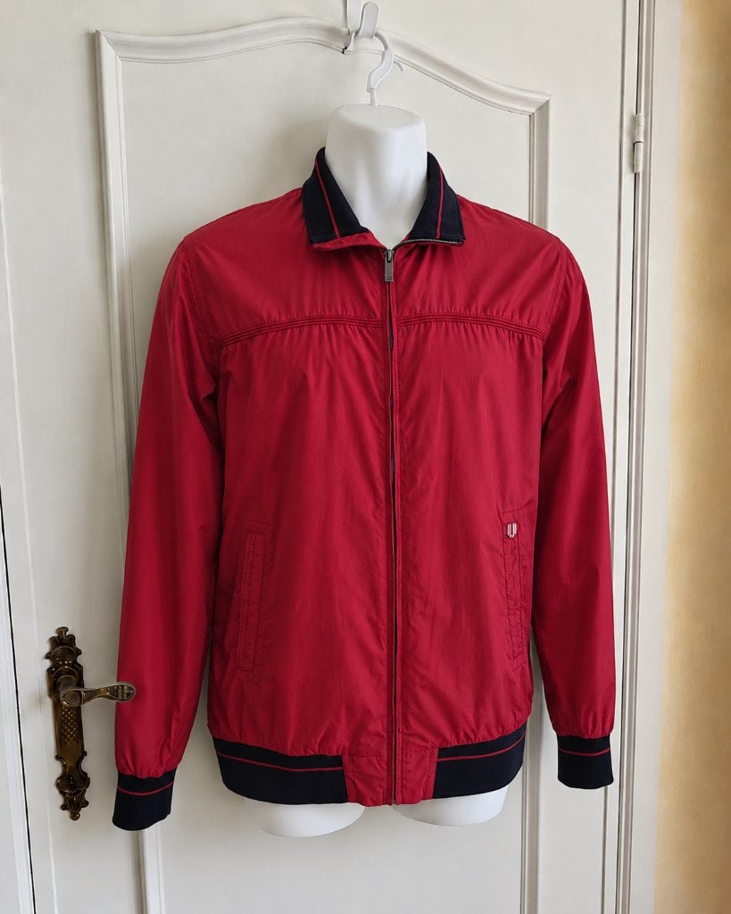 Dansaert Blue rode heren bomberjas maat XL, Maat 56/58 (XL), Ophalen of Verzenden, Zo goed als nieuw, Dansaert Blue