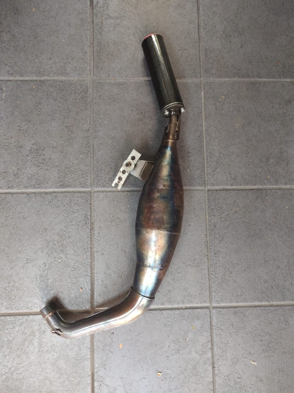 onderlangs 80/90 met carbon demper, Fietsen en Brommers, Ophalen, Zo goed als nieuw