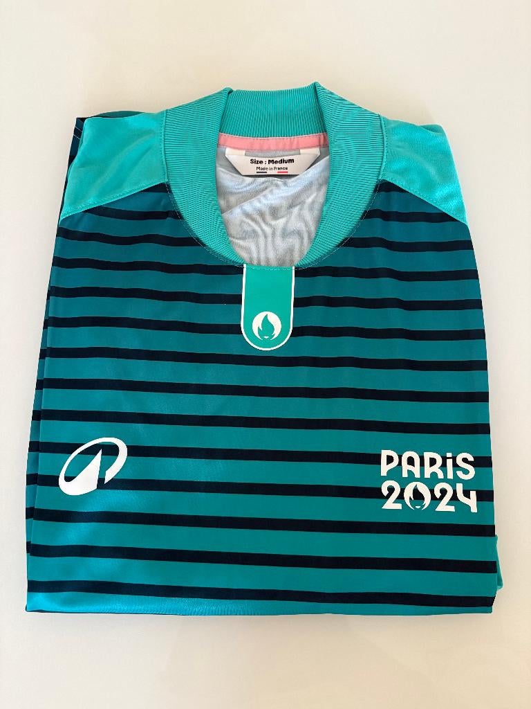 T-shirt officiel volontaires JO Paris 2024-Taille M, Vêtements | Hommes, Vêtements de sport, Neuf, Enlèvement ou Envoi, Vert, Taille 48/50 (M)