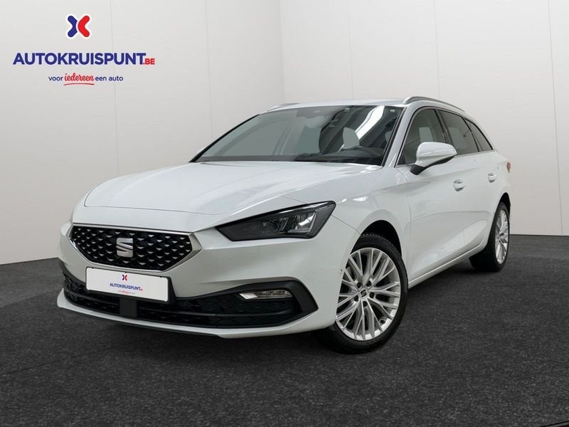 SEAT Leon ST 1.5TSI XCELLENCE X DSG, 4 cilinders, Leon, Leder en Stof, Wit