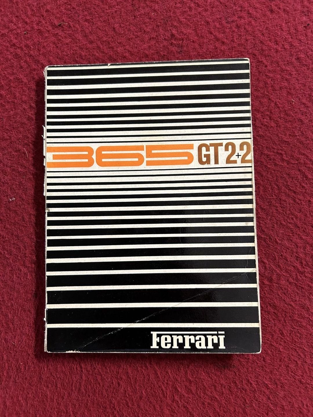 Ferrari 365 GT 2+2 instructieboekje, Ophalen of Verzenden