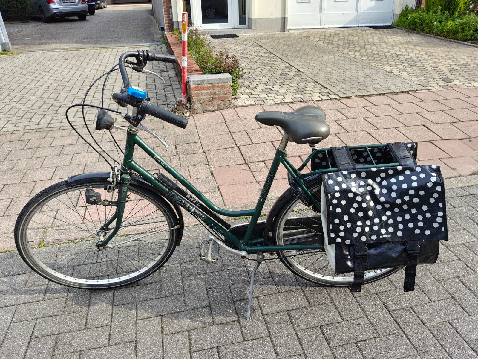 Damesfiest met fietstassen, Fietsen en Brommers, Ophalen, Gebruikt, Overige merken