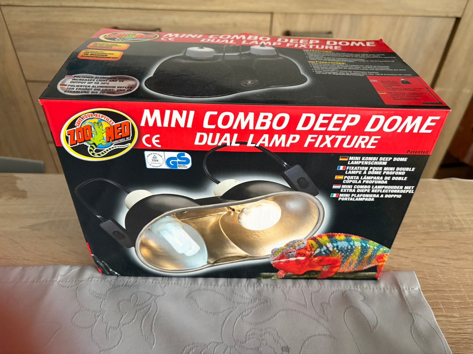 Combi lampkap voor slangen of reptielen, Dieren en Toebehoren, Ophalen of Verzenden, Zo goed als nieuw, Verlichting