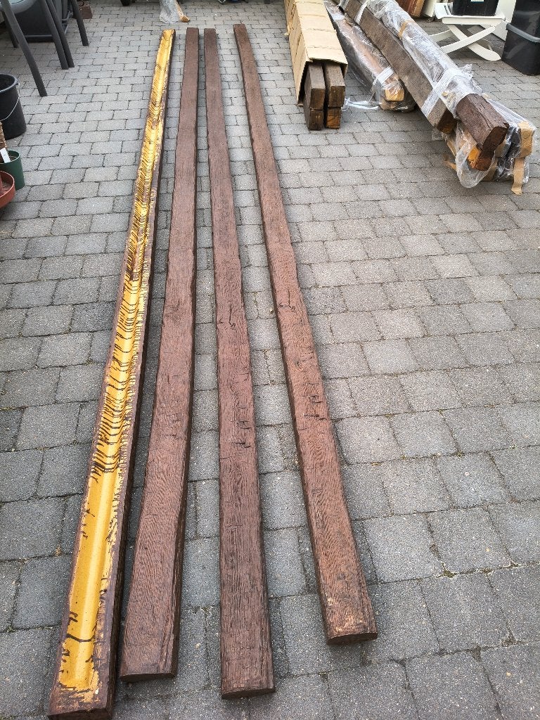 Sier/immitatiebalken (polistireen) - 4,60m, Doe-het-zelf en Bouw, Hout en Planken, Ophalen of Verzenden, Nieuw, Balk