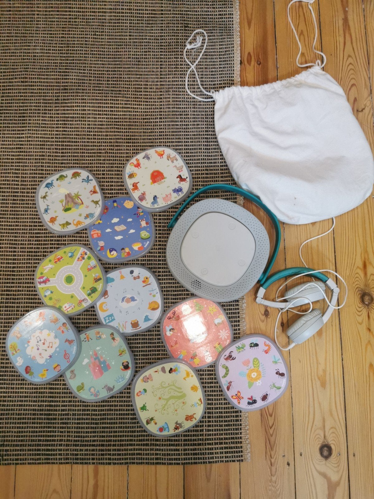 Timio met 10 schijfjes en koptelefoon, Enfants & Bébés, Jouets | Éducatifs & Créatifs, Enlèvement