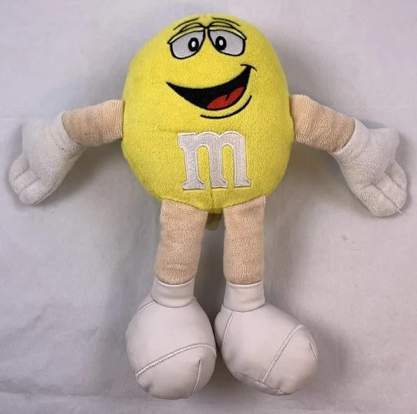 M&M's Gele Character Knuffel 25cm 2013 Figuur Mars geel, Verzenden, Zo goed als nieuw, Overige typen