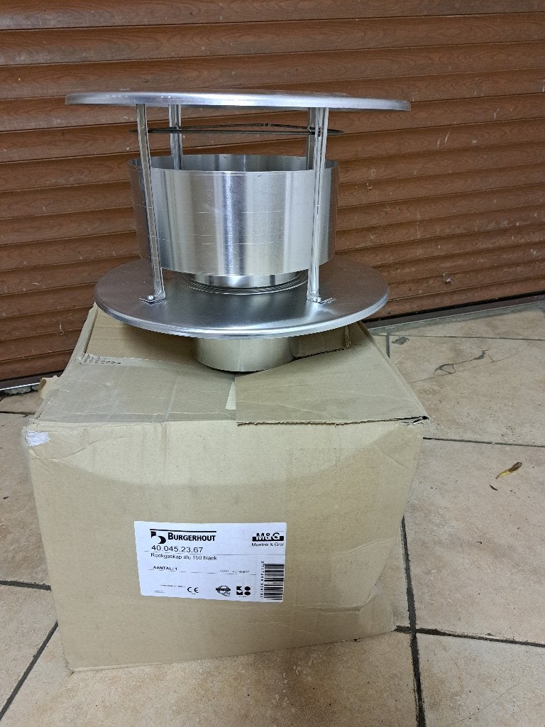 Bouchon pour gaz de combustion 150 mm, Enlèvement, Neuf, Aluminium, Autres types