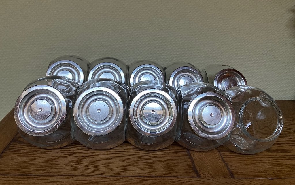 Pot en verre, Gris, Moins de 25 cm, Moins de 100 cm, Enlèvement