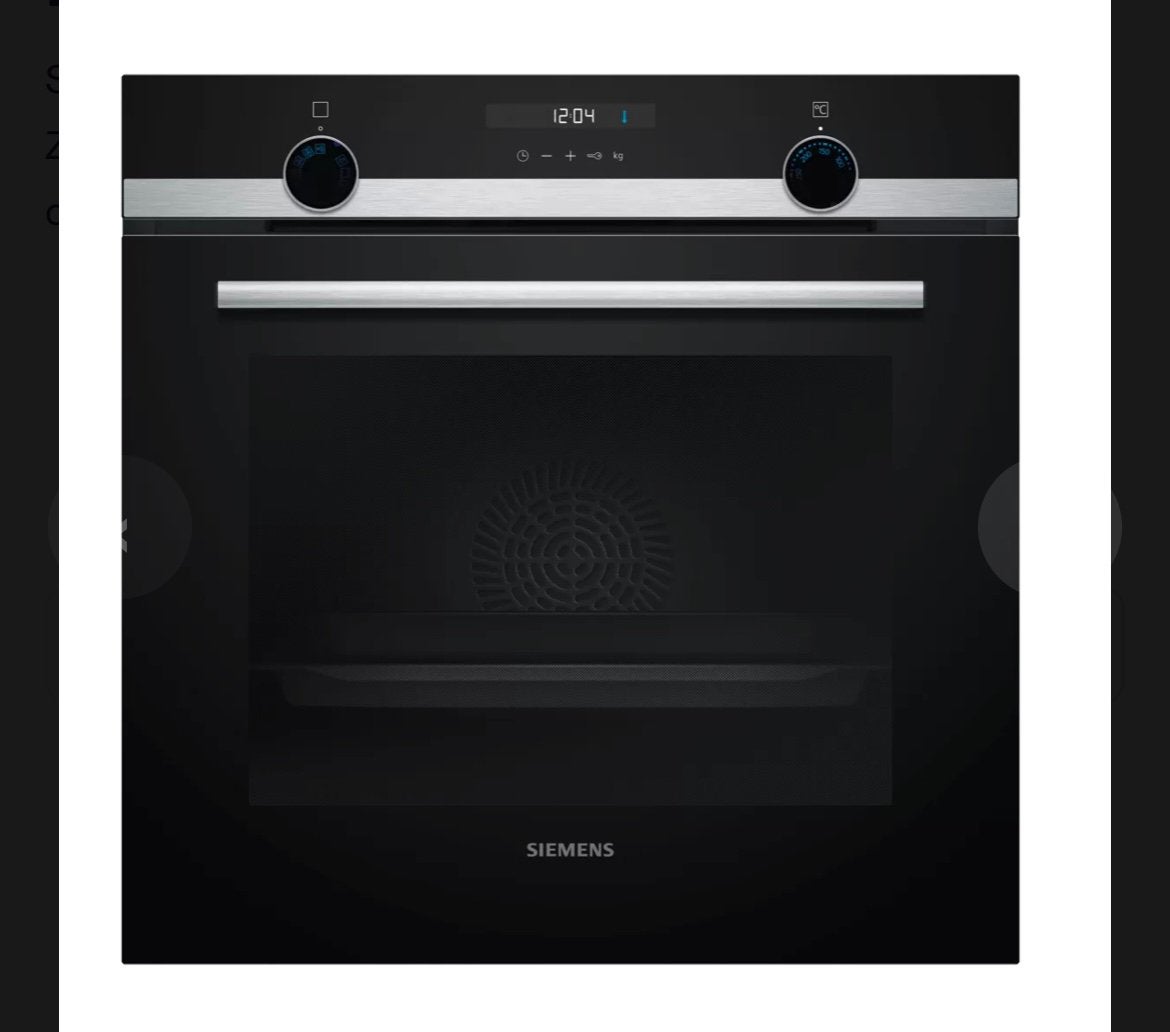 Oven siemens nieuw, Ophalen, 45 tot 50 cm, Oven, Hete lucht