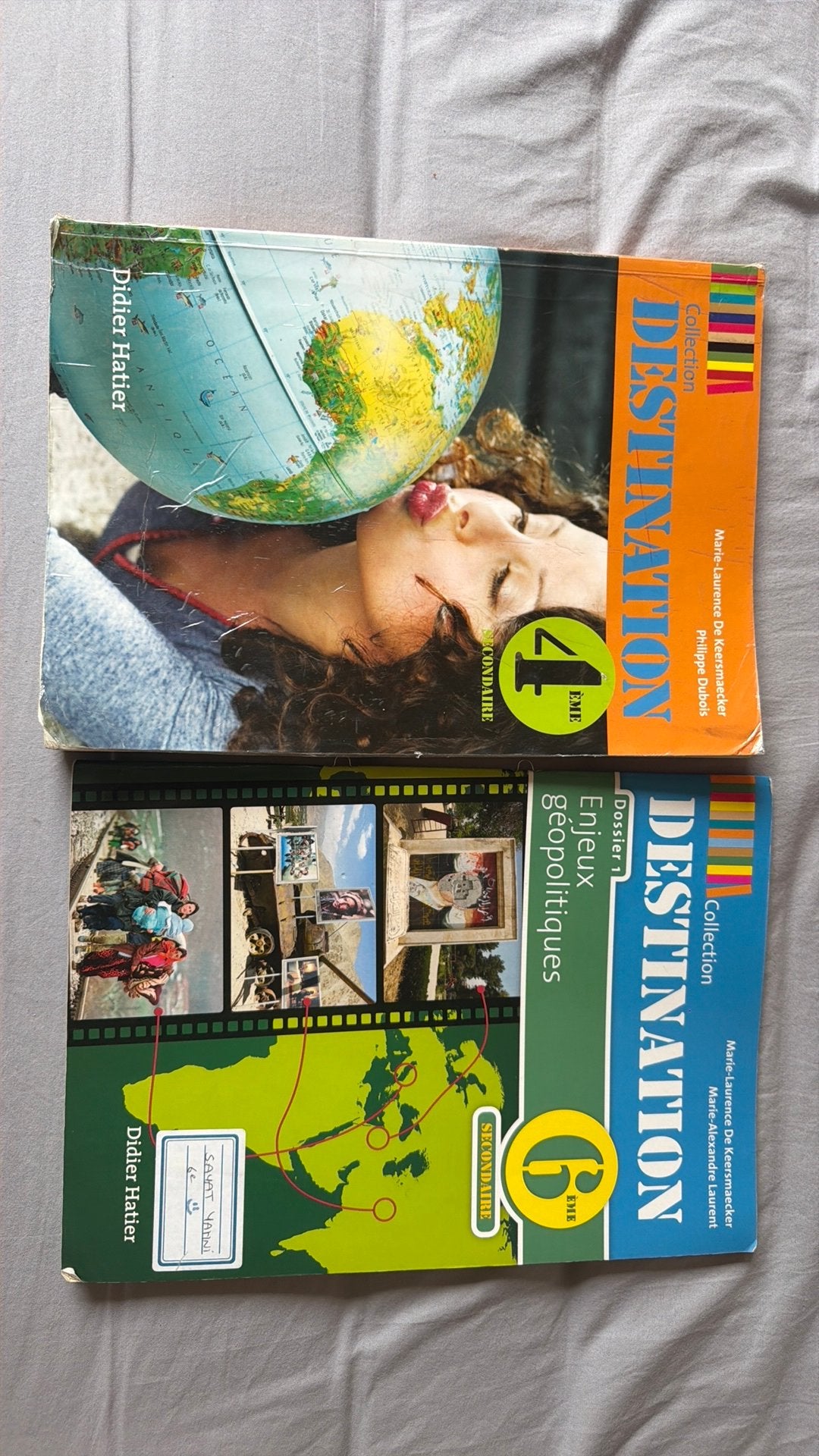 Lot destination 4e et 6e, Livres, Enlèvement, Utilisé