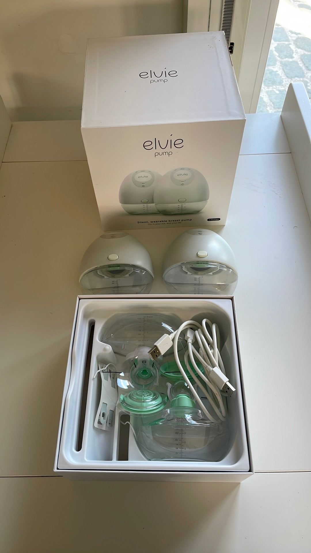 Elvie pump, Kinderen en Baby's, Ophalen, Zo goed als nieuw, Borstkolf, Elvie