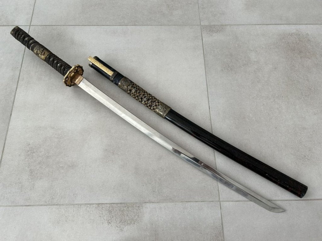 katana - japans zwaard, samoeraizwaard, Verzamelen, Ophalen of Verzenden, Landmacht, Zwaard of Sabel