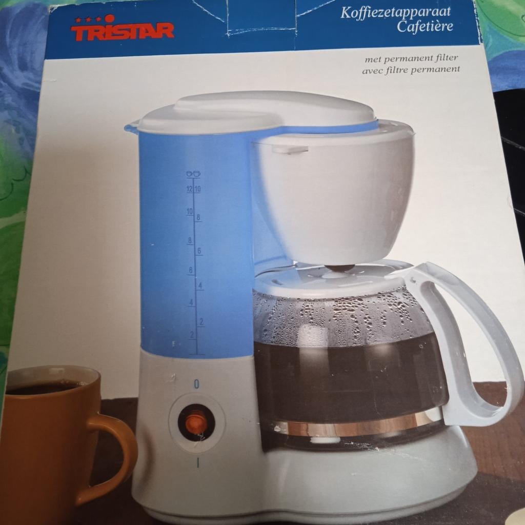 Zo goed als nieuwe koffiezetapparaat,1,2 liter groot,Tristar, Ophalen of Verzenden