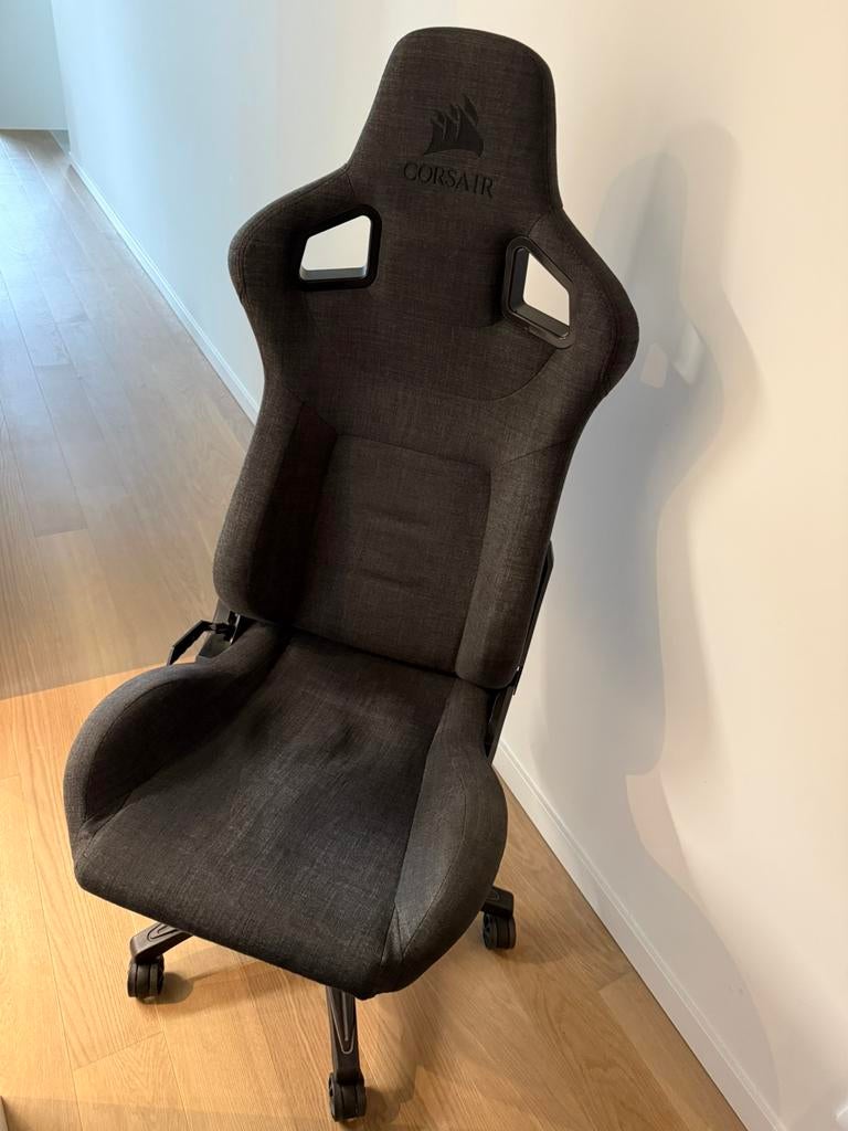 Corsair gaming chair, Huis en Inrichting, Bureaustoelen, Ophalen, Gebruikt, Grijs, Gaming bureaustoel