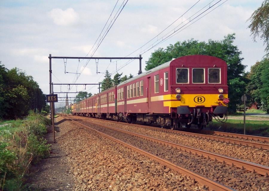 NMBS SNCB | Märklin 43542 | 4 Delige M2 Set | Trek - Duw |, Analogique, Enlèvement ou Envoi, Courant alternatif, Comme neuf
