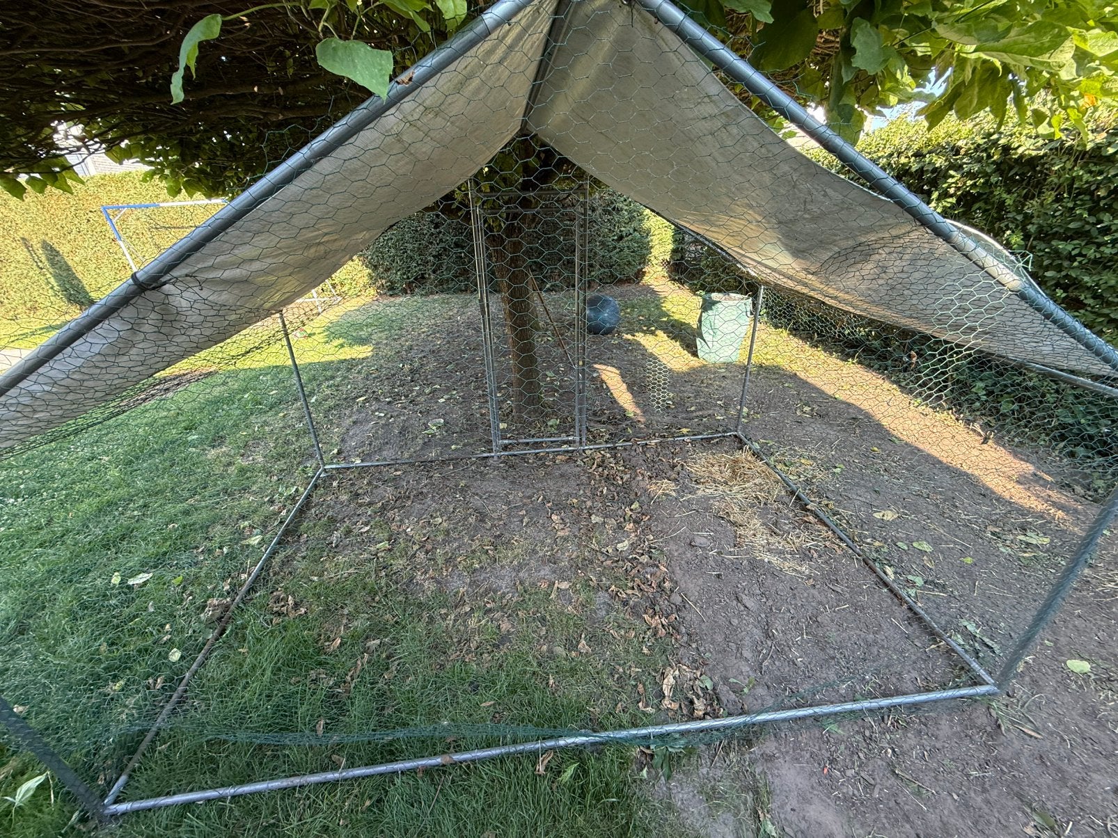 Kippenren kippenhok met dekzeil, Dieren en Toebehoren, Ophalen, Gebruikt, Kippenhok of Kippenren