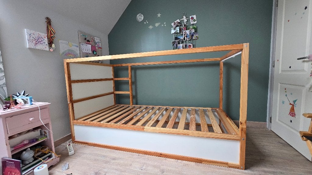 Lit réversible ikea KURA - lit mezzanine, 90 cm, Enlèvement, Moins de 160 cm, 200 cm