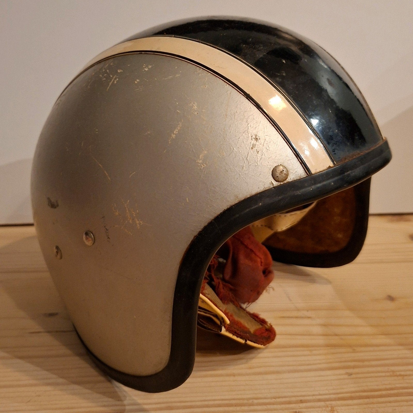 Vintage Stadium Enfield Ltd  Project 2 motohelm, Fietsen en Brommers, Ophalen