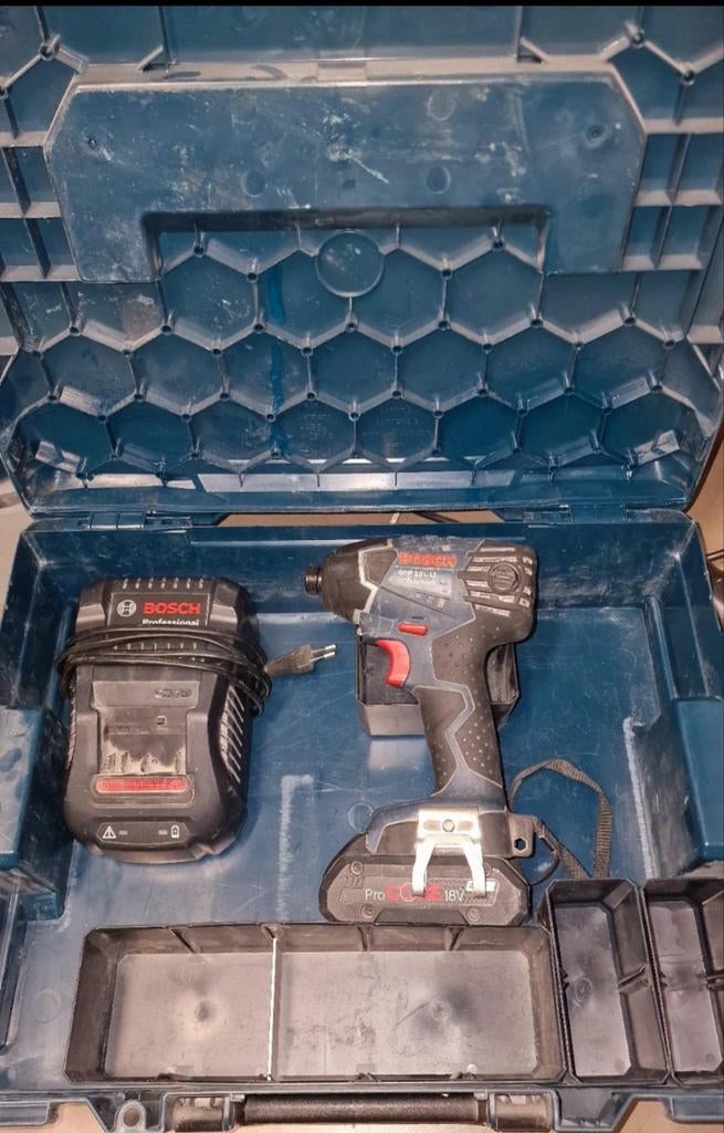 Bosch gdr 18v li slagschroevendraaier, Ophalen of Verzenden, Gebruikt, Overige typen