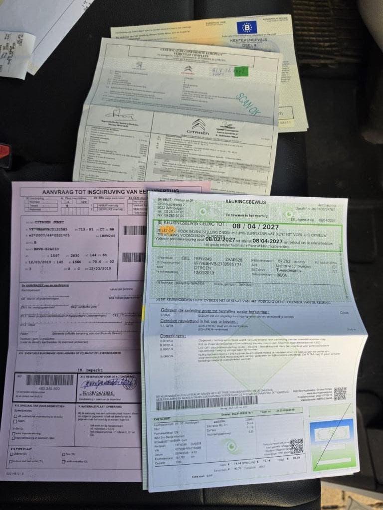 CITROEN JUMPY euro 6b,  158000km, met Keuring Car-Pass, Testrit aan huis, Stof, Euro 6, 4 cilinders