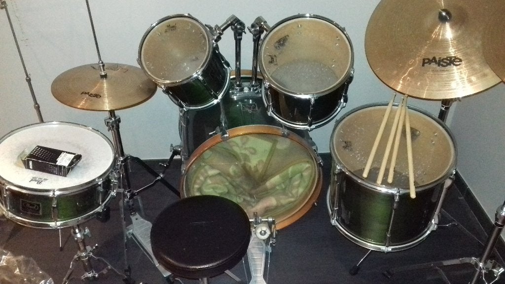 Drumstel, Muziek en Instrumenten, Ophalen, Gebruikt, Overige merken
