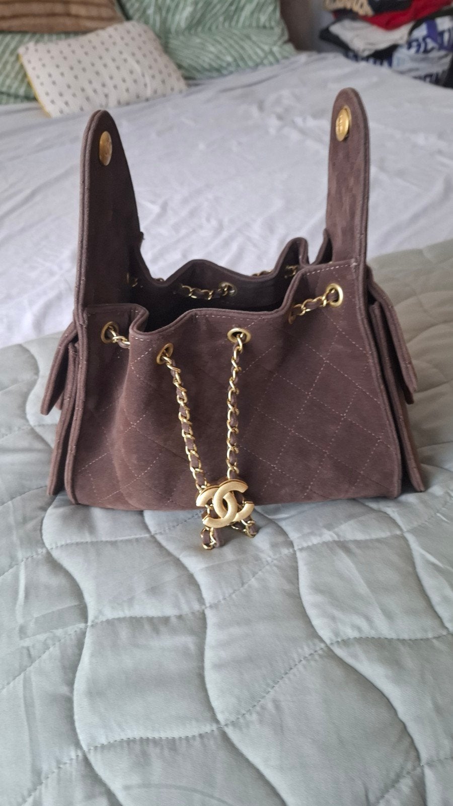 mooi tas nog nieuw, Bijoux, Sacs & Beauté, Sacs | Sacs Femme, Enlèvement ou Envoi, Neuf, Brun, Autres types