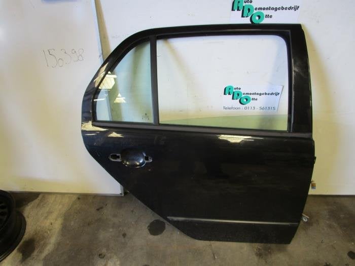 Portier 4Deurs rechts-achter van een Skoda Fabia (Fabia 00-), Gebruikt, -, Deur, -