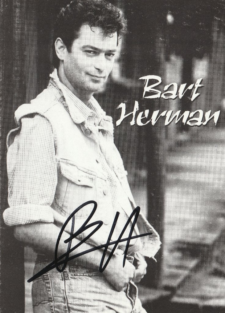 Bart Herman - foto met handtekening - 1994, Verzamelen, Muziek, Artiesten en Beroemdheden, Ophalen of Verzenden, Zo goed als nieuw