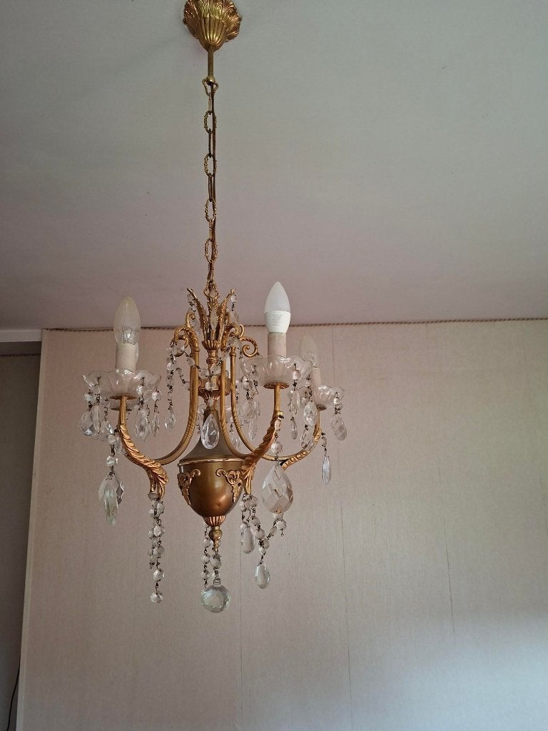 antieke luster, Ophalen