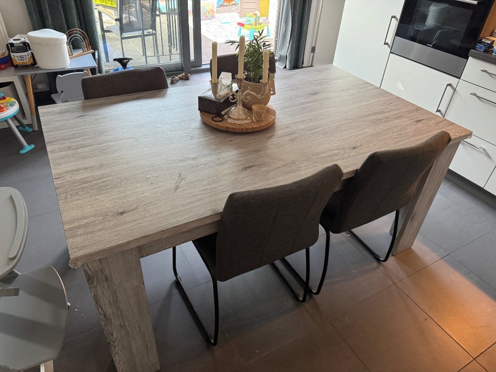 Eetkamer, Huis en Inrichting, Ophalen, Gebruikt, 6 tot 8 stoelen