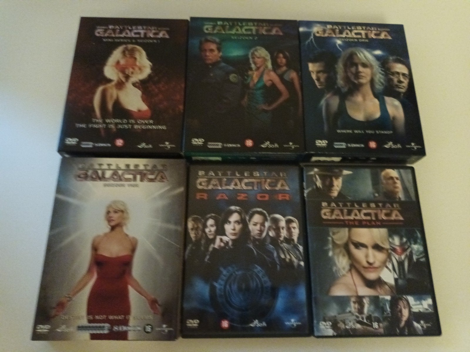 Dvd complete reeks Battlestar galactica, Ophalen of Verzenden