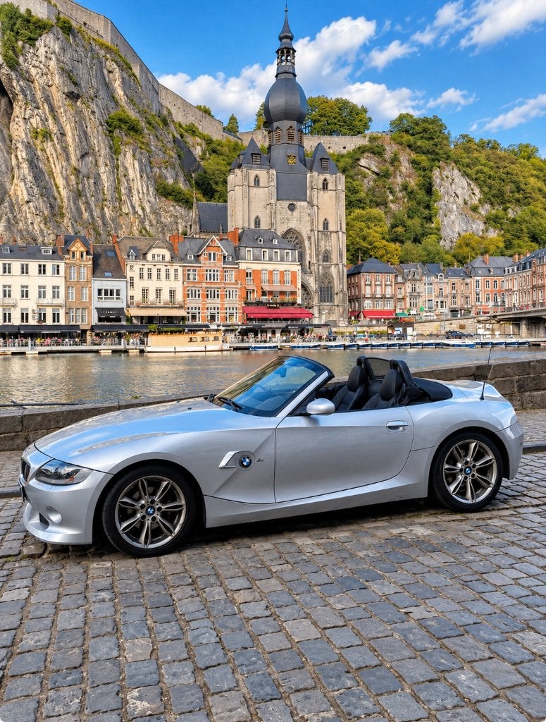 BMW Z4 M Aerodynamic E85 Titansilber 2.2L Handgeschakeld, Auto's, Achterwielaandrijving, Zwart, Cabriolet, Xenon verlichting