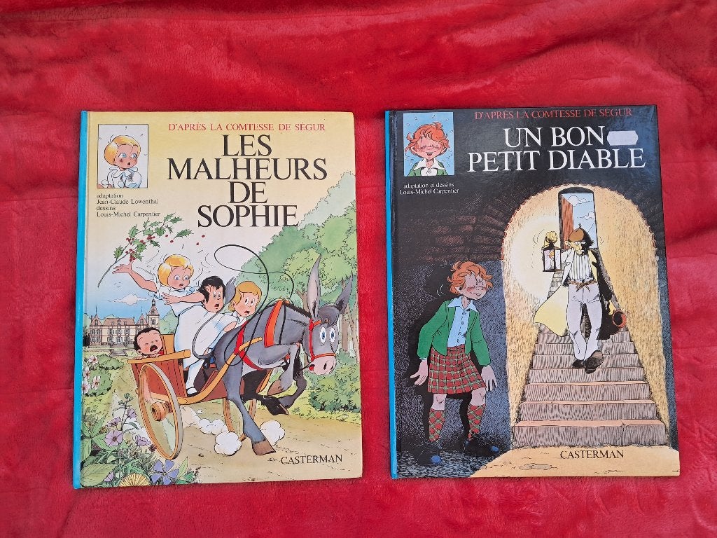 Les malheurs de Sophie / Un bon petit diable, Livres, BD, Enlèvement ou Envoi, Utilisé, Carpentier - Cauvin