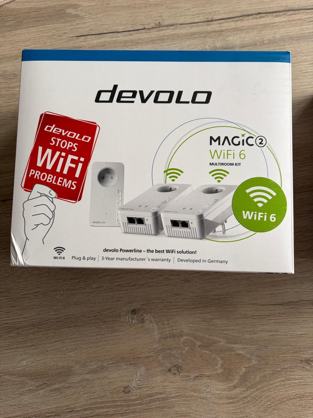 Devolo Magic 2 Wifi 6 Multiroom kit + wifi mini, Computers en Software, Ophalen, Zo goed als nieuw