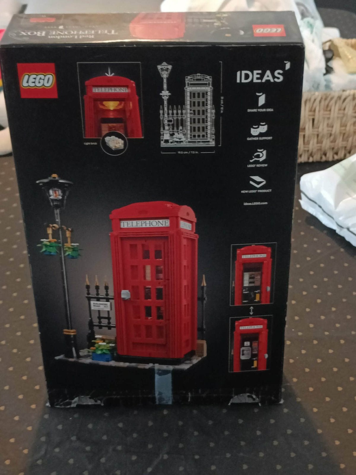 Lego ideas  21347 / Red London Telephone Box, Ophalen, Gebruikt, Lego, Ideas