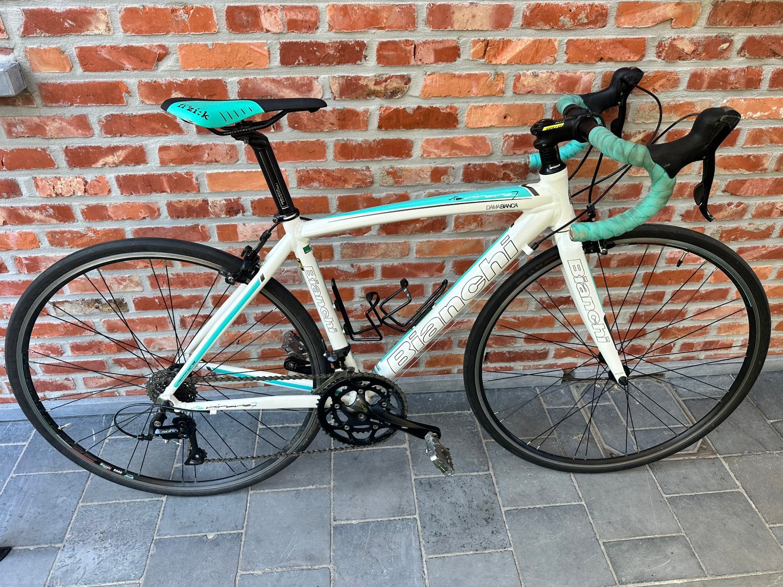 Koersfiets Bianchi Via Nirone 7, Gebruikt, Velgrem, Aluminium, 49 tot 53 cm