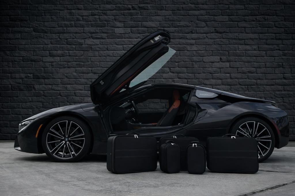 Set de valises/étui en cuir Roadsterbag pour BMW i8, Envoi, Neuf