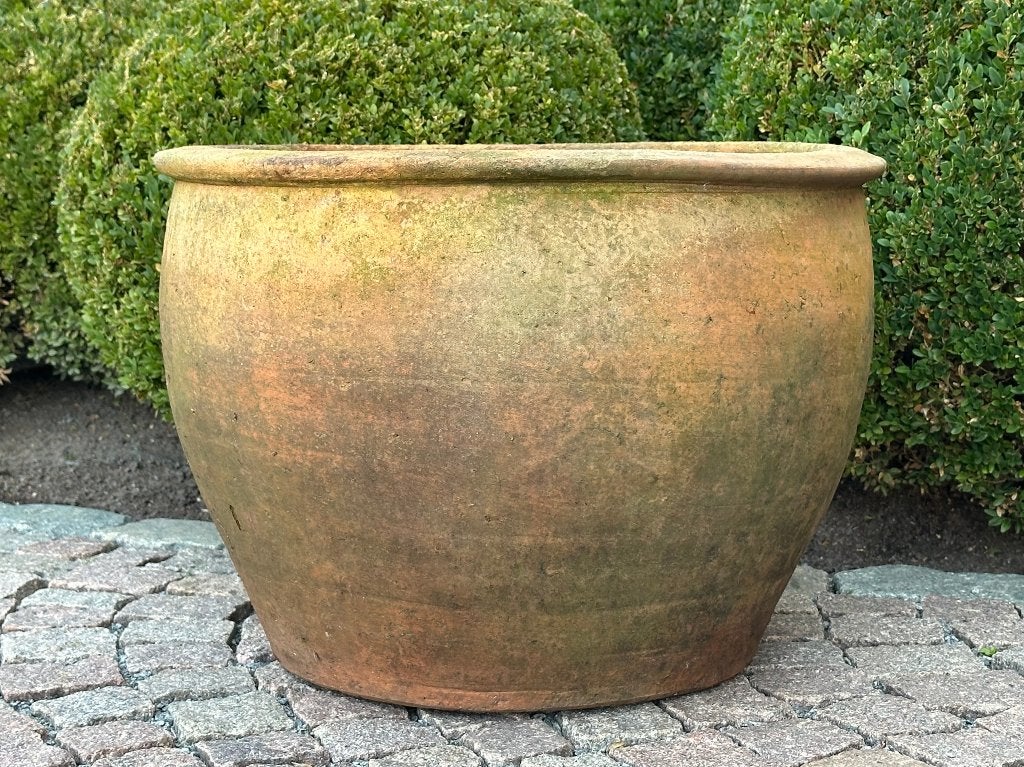 terracotta bloempot - diameter 52 cm - hoogte 37 cm, Ophalen, Rond, Terracotta, Balkon