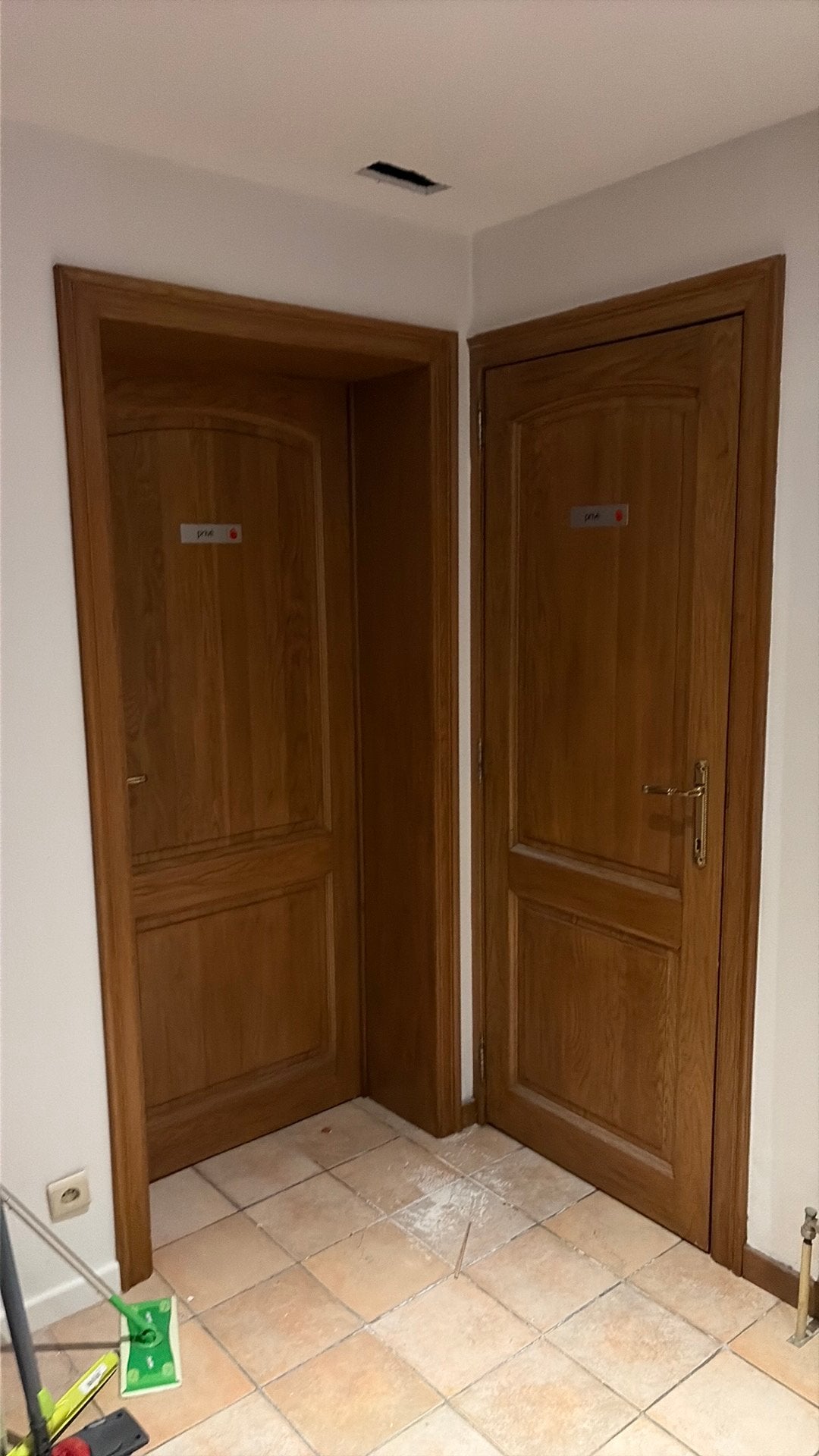 3 portes entièrement en chêne, Moins de 200 cm, Porte intérieure, Enlèvement, Utilisé