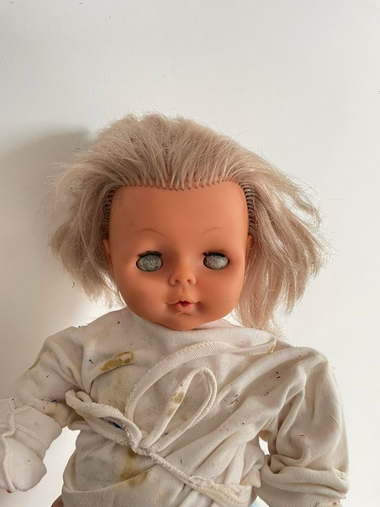 Vintage Raynal baby pop – Made in Italy – ca. 30 cm, Verzamelen, Poppen, Ophalen of Verzenden, Zo goed als nieuw, Pop