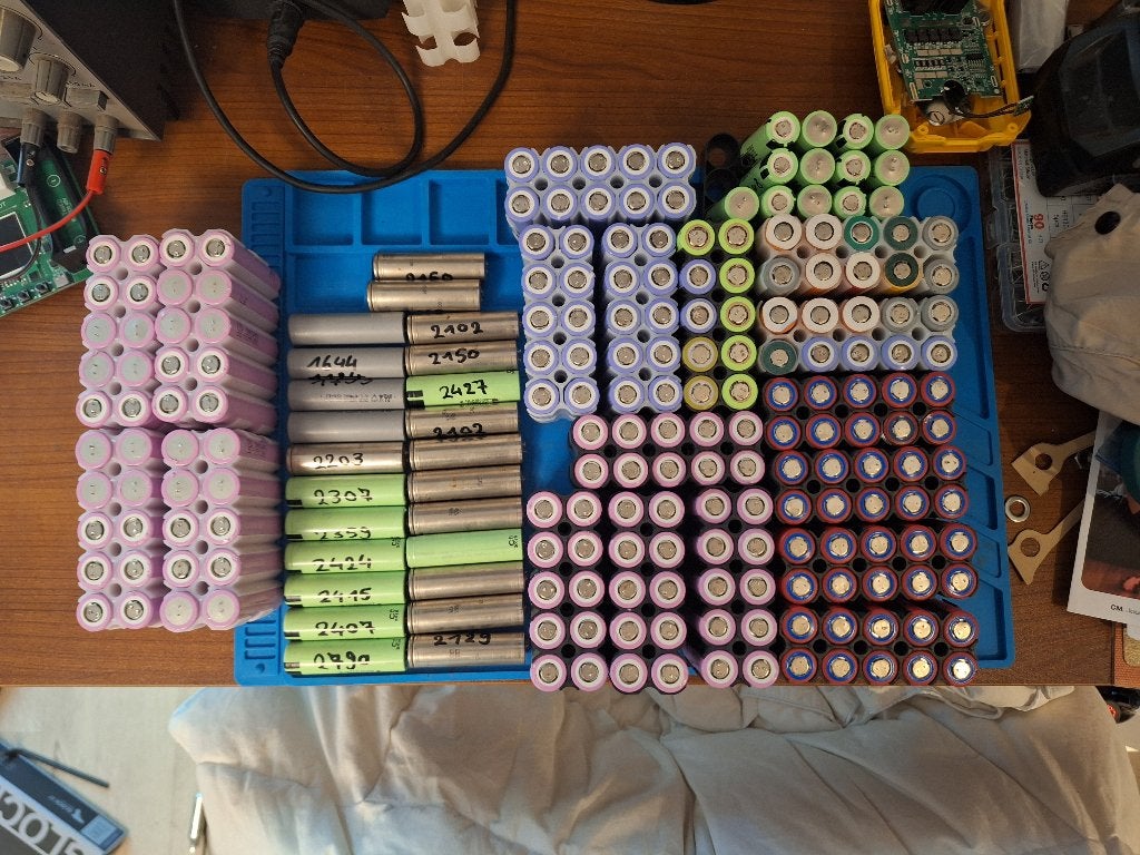 18650 batterijen, Audio, Tv en Foto, Accu's en Batterijen, Ophalen, Refurbished, Oplaadbaar