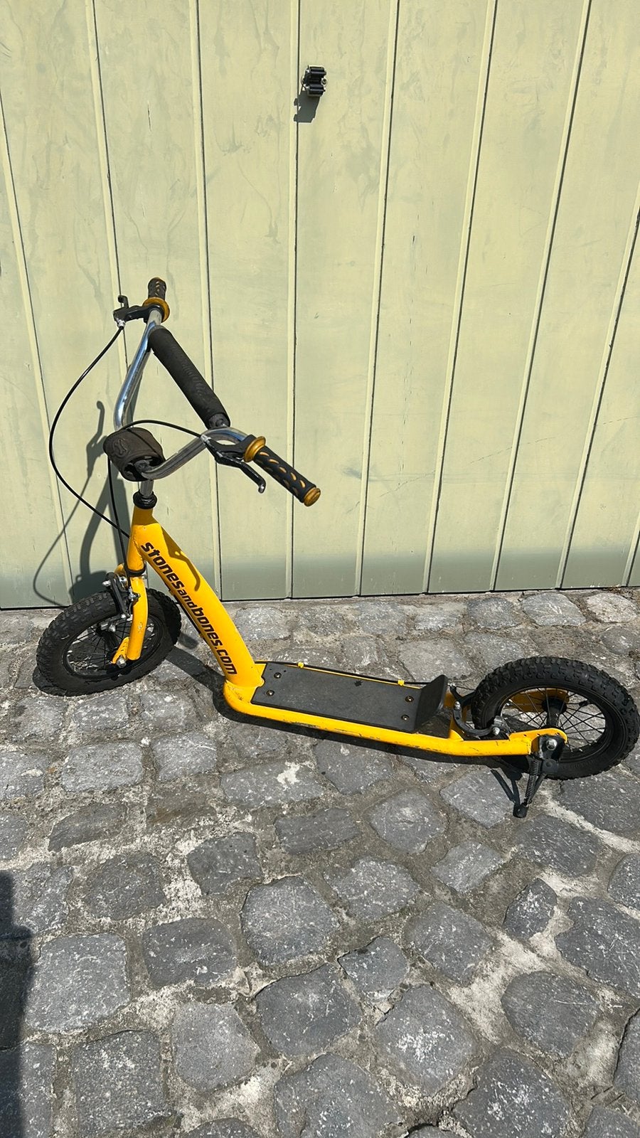 Gele kinderstep, Ophalen, Gebruikt