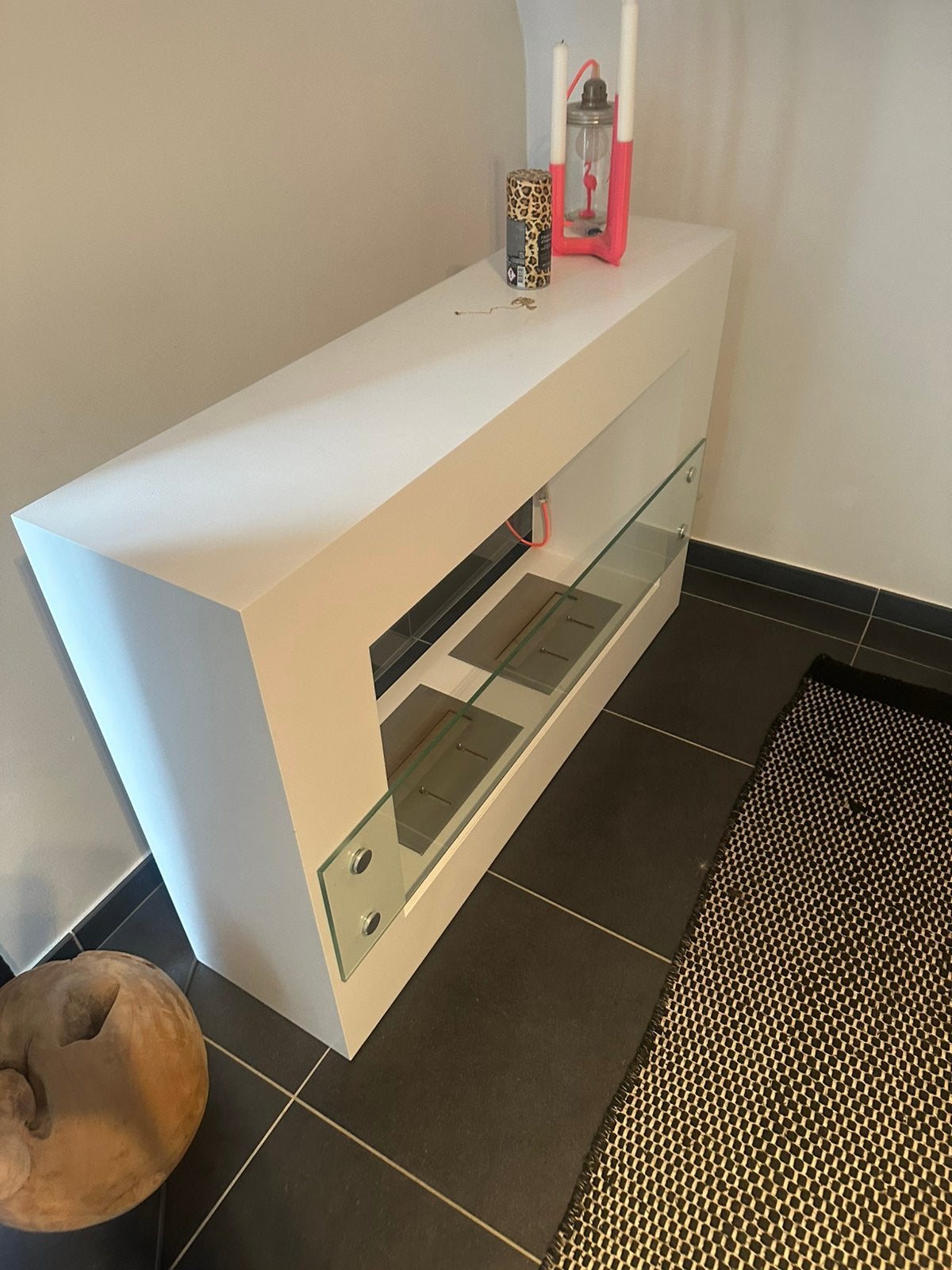 Bio Blaze cube large. Doorkijkhaard, Huis en Inrichting, Ophalen