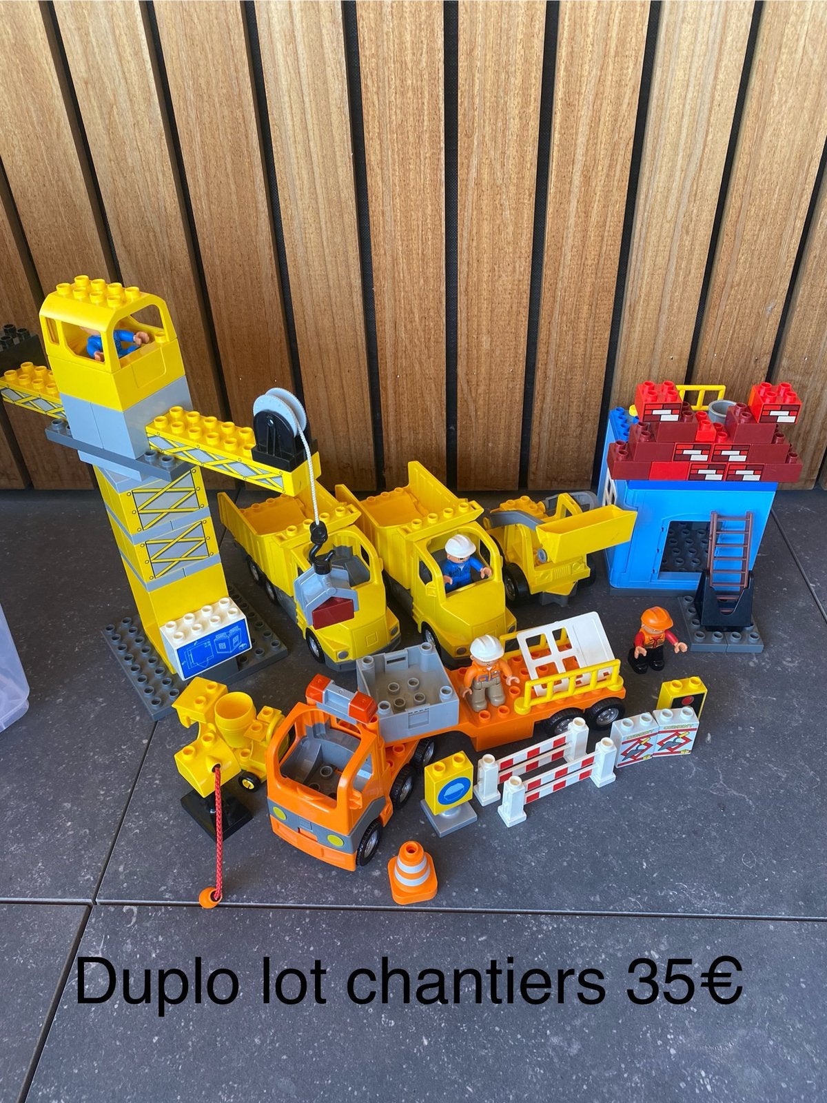 Duolo lot bouwmachines, Kinderen en Baby's, Speelgoed |Speelgoedvoertuigen, Ophalen of Verzenden, Zo goed als nieuw