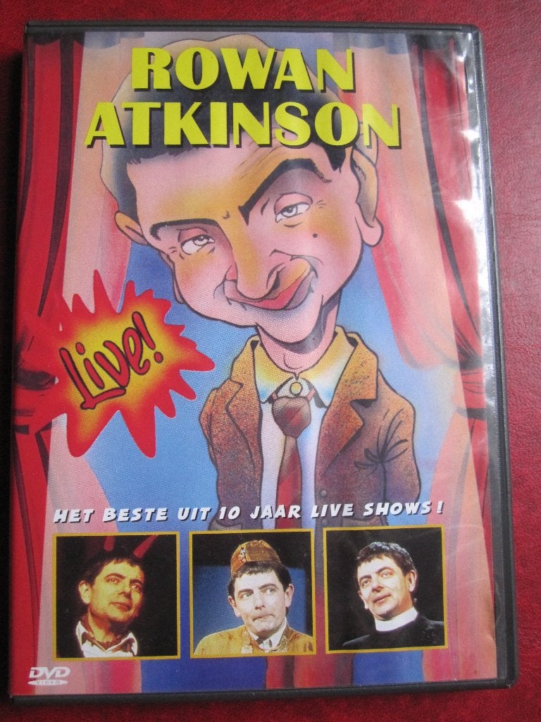 Rowan Atkinson Live!, Cd's en Dvd's, Dvd's | Cabaret en Sketches, Stand-up of Theatershow, Overige artiesten, Engels, Alle leeftijden